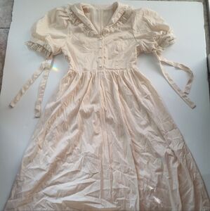 Vintage Cream Lace Dress